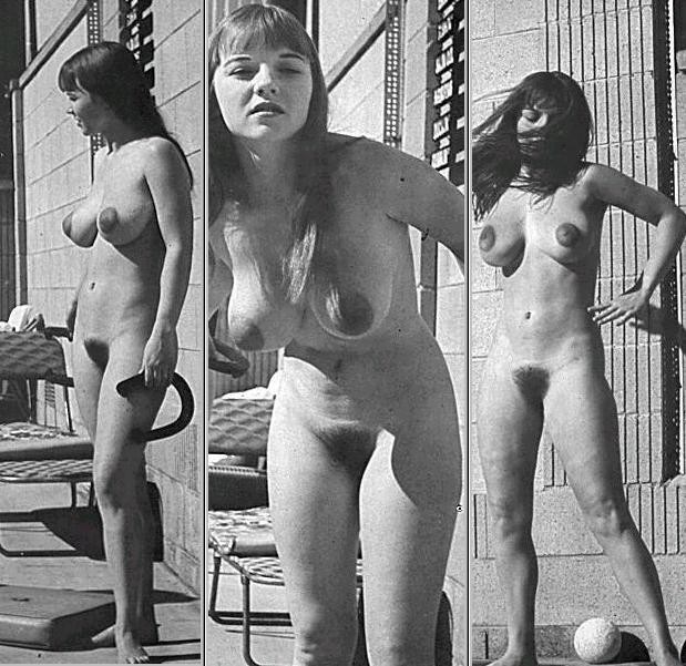 Retro nudism - NSFW, Girls, Nudism, Shaggy, Pubes, Oldfags, Old photo, Longpost