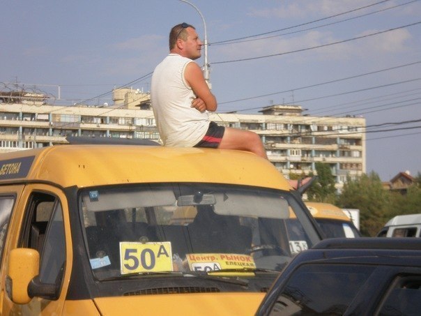 Oh, now to go fishing! - Minibus driver, I will not go, Protest, Work, Driver