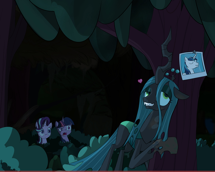 Just a little lonely - My little pony, Starlight Glimmer, Twilight sparkle, Queen chrysalis, Shining armor