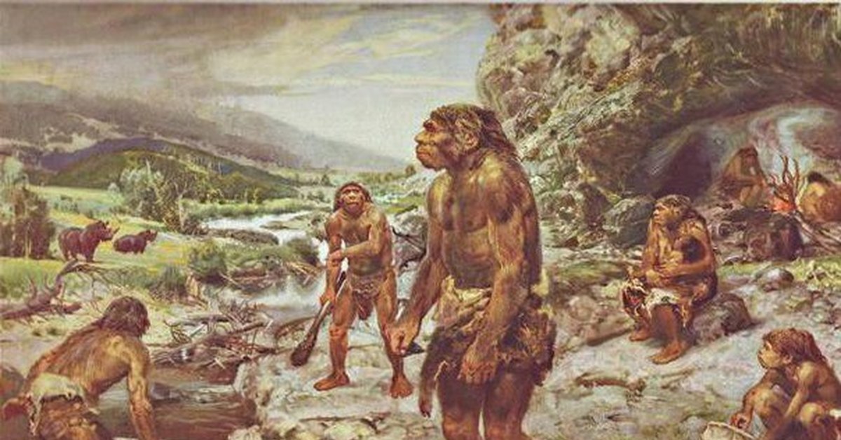Тайны первых в роду. Зденек Буриан неандерталец. Древние люди. Древний человек. Первобытные люди.