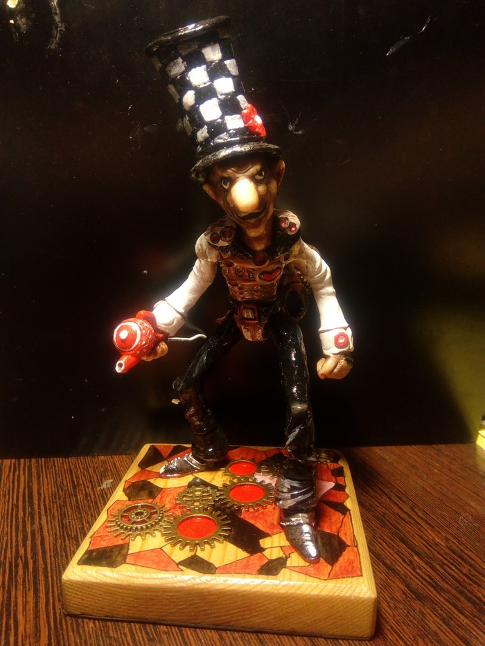 Hatter - My, Mad Hatter, Polymer clay, Alice in Wonderland, Longpost