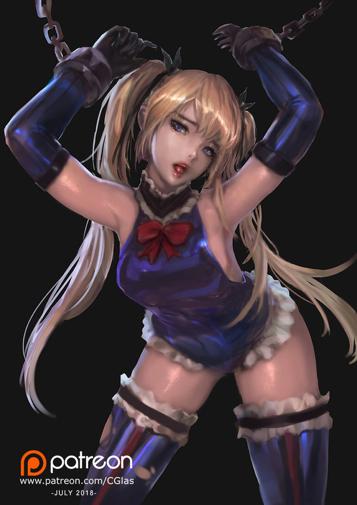 Marie Rose Chained - Deviantart, Art, Drawing, Anime art, Marie rose, , Dead Or Alive (game series)