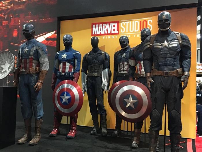 Все костюмы Captain America в San Diego Comic-Con! - Мстители, Капитан Америка, Reddit