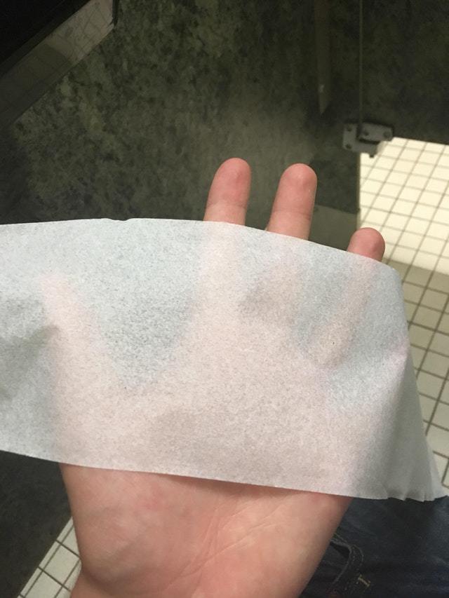 My school can afford a $6 million renovation but can't buy paper that doesn't show through. - The photo, USA, School, Toilet paper, Problem, Saving, Reddit