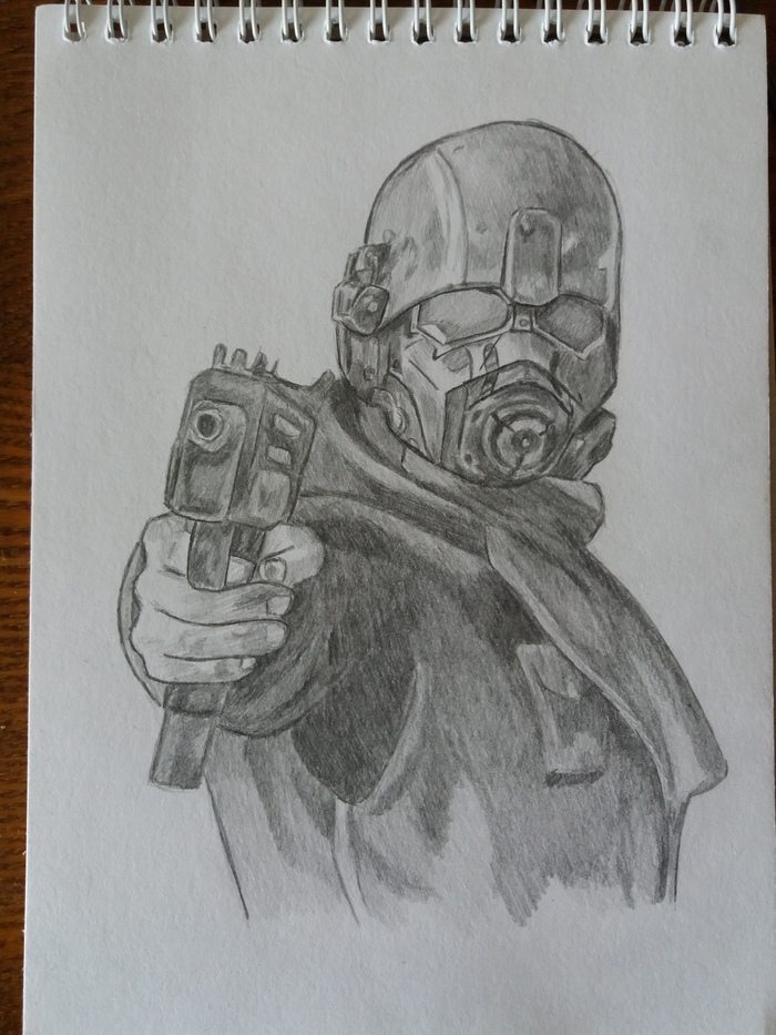 My drawing - My, Fallout: New Vegas, Rangers