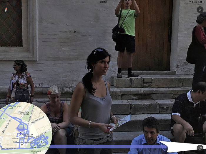 Яндекс сделал доступным просмотр улиц Кремля