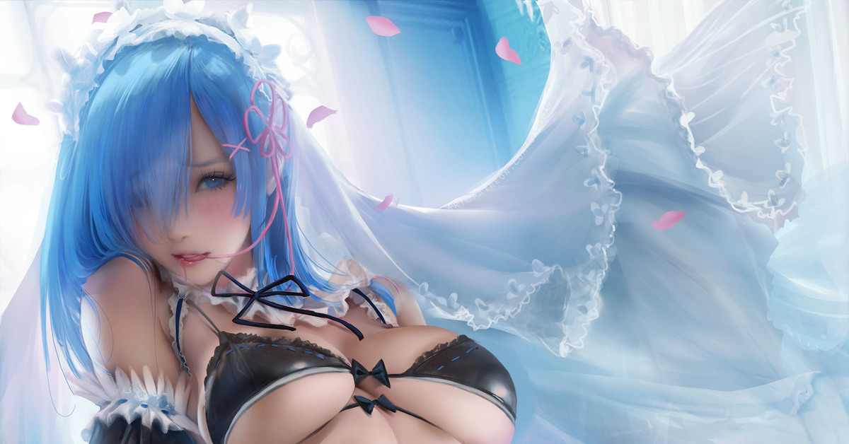 Wallpaper engine обои девушки. Сакимичан Rem re Zero. Sakimichan Ре Зеро. Сакимичан Эмилия Ре Зеро. Sakimichan Кейтлин.