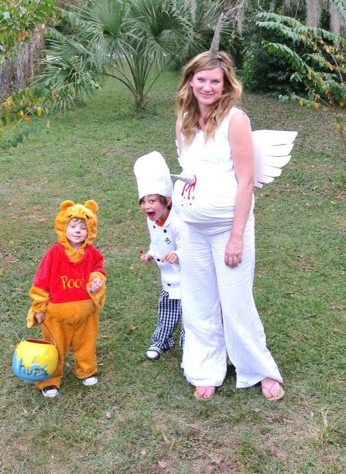 Just because you're not born yet doesn't mean your mom can't dress you up for Halloween. - Mum, Halloween, Costume, ADME, Unicorn