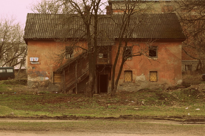 Проклятый старый дом - Моё, Начинающий фотограф, Фотография, Псков, Дом