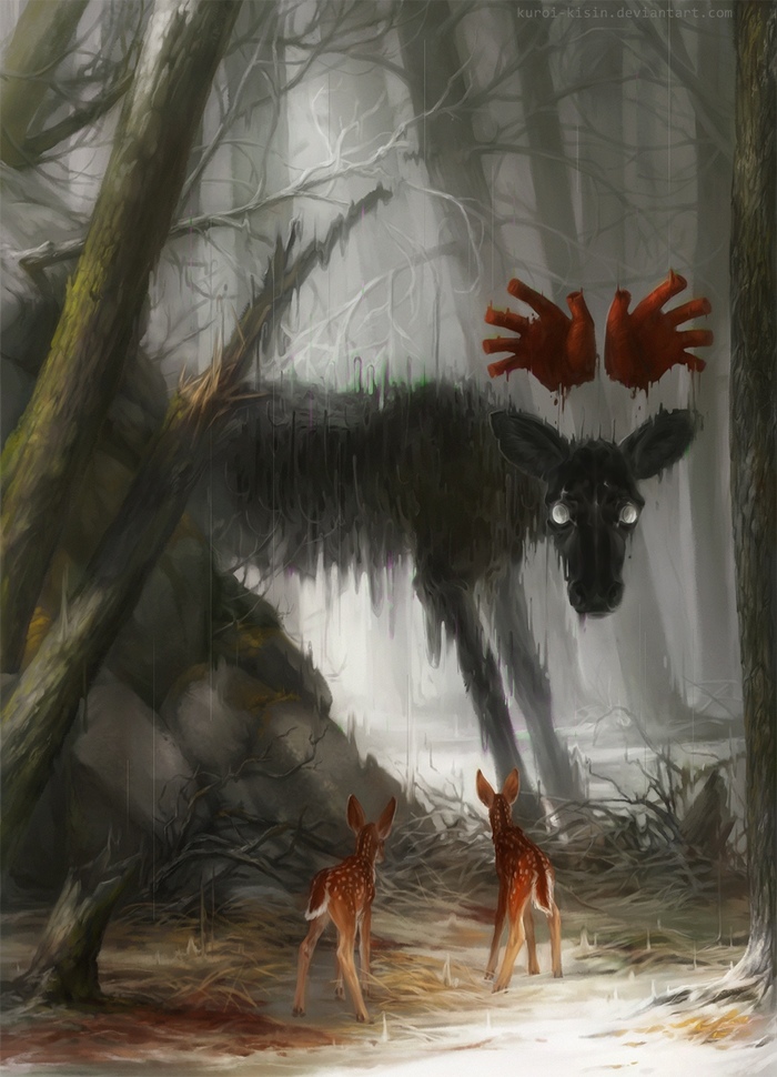 Картинки для альбом-проекта EVILBOOK (Часть3) Evilbook, Ужасы, Иллюстрации, Чудовища, Альбом, Картинки, Арт, Длиннопост