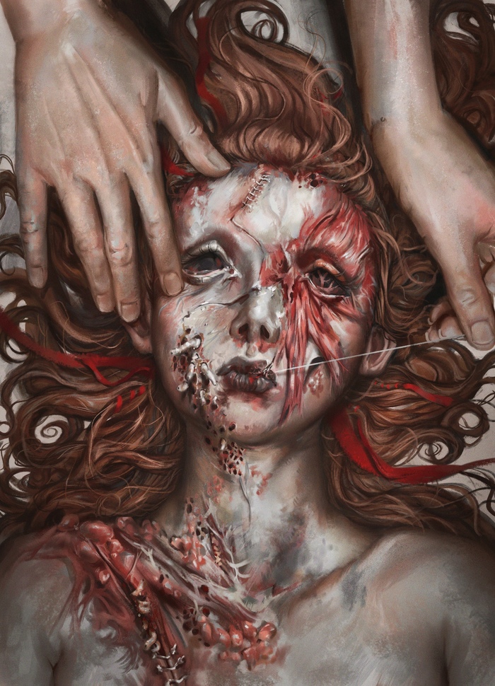 Картинки для альбом-проекта EVILBOOK (Часть3) Evilbook, Ужасы, Иллюстрации, Чудовища, Альбом, Картинки, Арт, Длиннопост