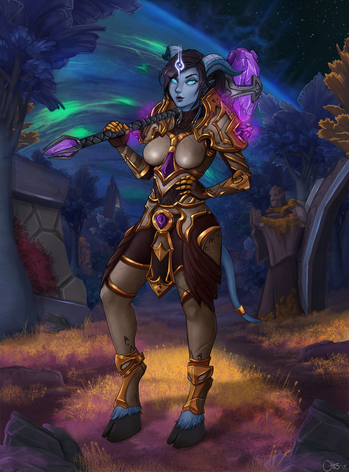 Draenei Paladin - NSFW, Otto, Ottomarr, World of warcraft, Draenei, Longpost