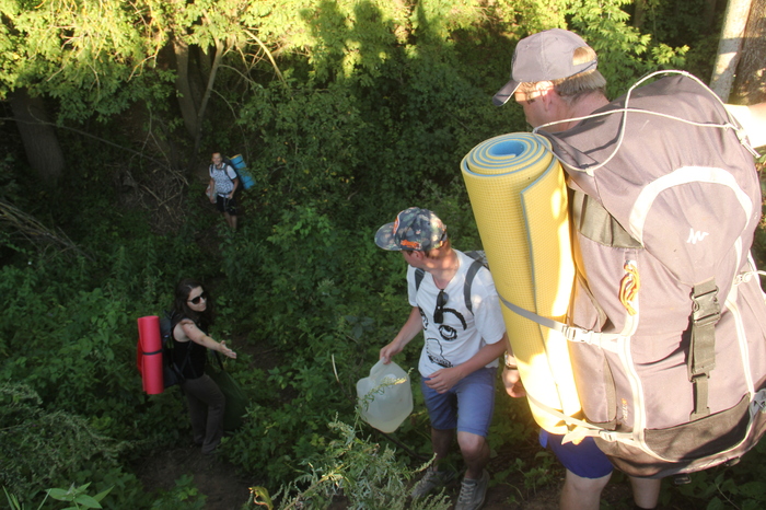 Поход выходного дня (ПВД). Турово - Ступино. День первый. Поход, Путешествия на выходные, Ока, Сенькин брод, Подмосковье, Длиннопост