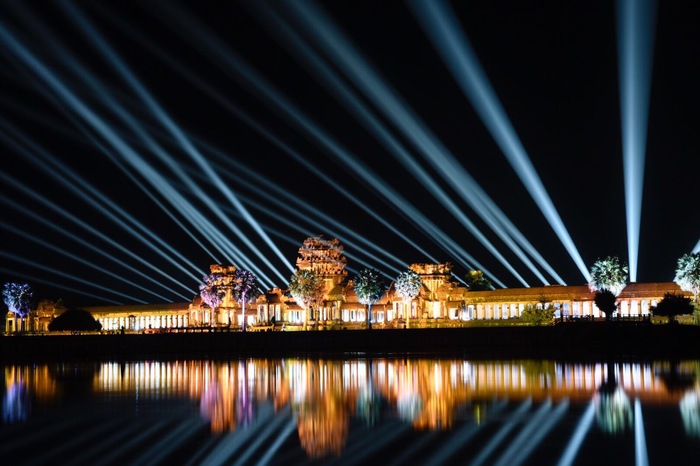 Cambodia, Anggor Wat temple at night. - My, Cambodia, The photo, Night shooting, Temple