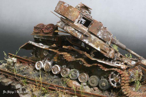 Destroyed - Modeling, Stand modeling, The Great Patriotic War, Longpost