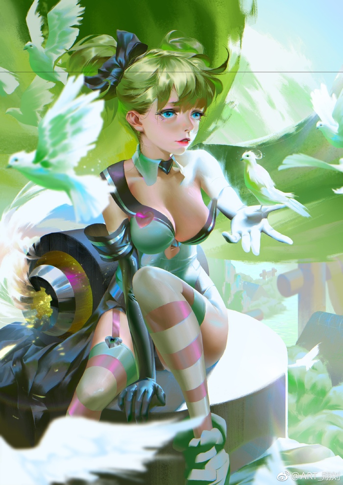 Art by Xiang Liu Xiang Liu, Арт, Аниме, The Legend of Zelda, Anime Art, Длиннопост