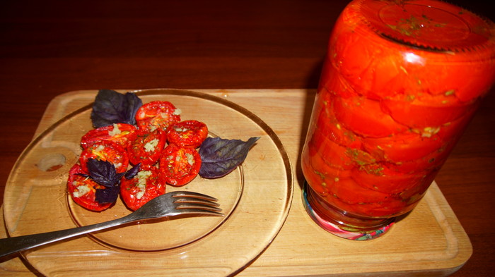 Dried, QUICKLY EATED tomatoes for the winter! - My, Tomatoes, , , , Blanks, , Longpost