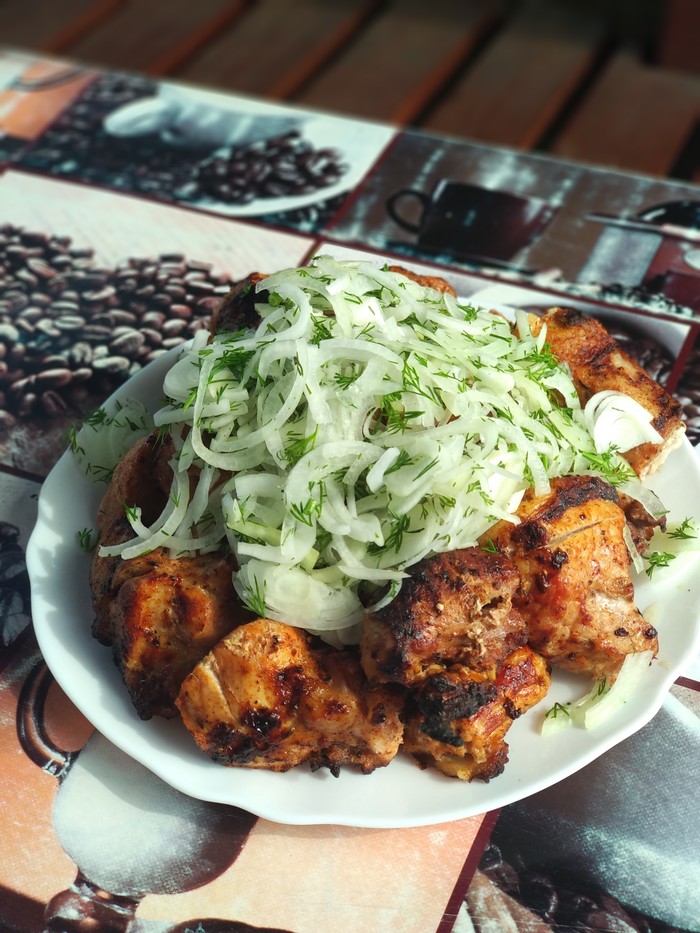 Delicious tandoor barbecue - My, Shashlik, Tandoor, Grill, Meat