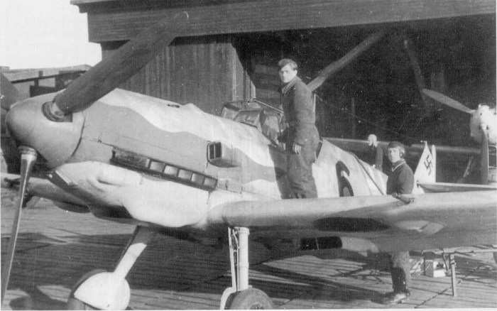    Messerschmitt Bf.109T-1.   , , Kriegsmarine, , Bf109, , 