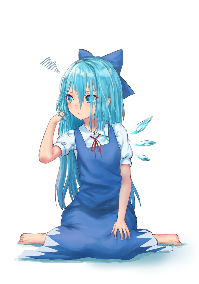 Cirno - Touhou, Anime art, Anime, Not anime, Cirno, Roke