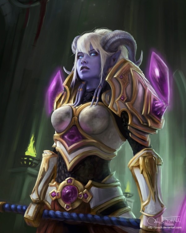 Yrel by Dennis Frhlich. - Wow, World of warcraft, Warcraft, Blizzard, Game art, Art, Creation, Jorsch