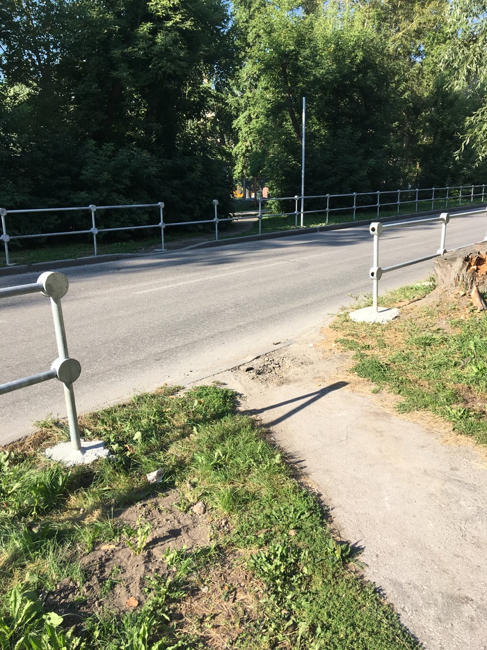 Inconvenience to violators - My, Novosibirsk, Obges, Comfortable urban environment, Crosswalk, Barrier, Longpost, Urban environment