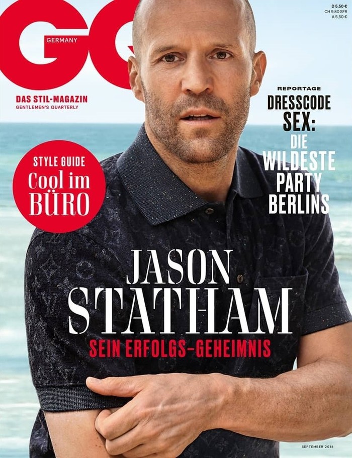 Jason Statham for GQ Germany (September) - Jason Statham, Magazine, The photo, Longpost