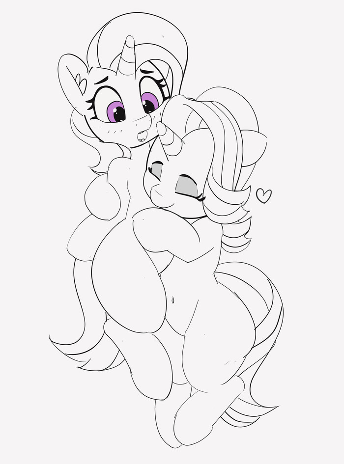 StarTrix - My little pony, PonyArt, Trixie, Starlight Glimmer, MLP Lesbian, Shipping, Pabbley