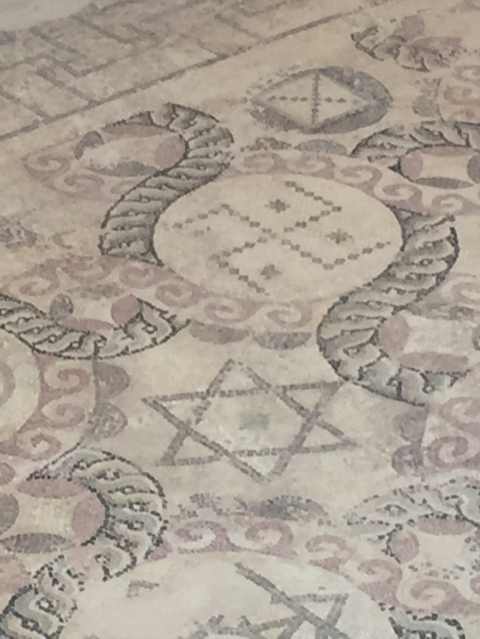 How much the meaning of symbols changes... - My, Star of David, Swastika, Mosaic, Archeology, Ruin, Cyprus, Longpost