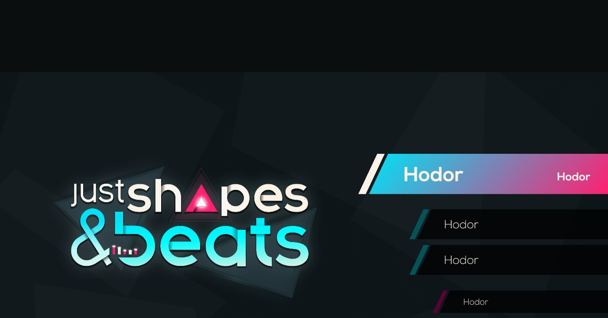 Just shapes beats. Джаст Шейпс и битс. Just Shapes and Beats меню. Just Шейпс Beats. Justsh PES E Beats.