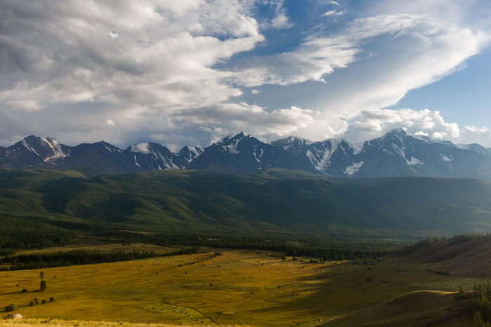 Горная безмятежность - Моё, Горный Алтай, Фотограф, Природа, Пейзаж, Красота, Горы, Небо, Закат, Республика Алтай