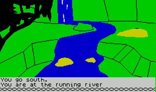 The Hobbit. Passage. - The hobbit, 1982, Passing, Computer games, Retro Games, Zx spectrum, Video, Longpost