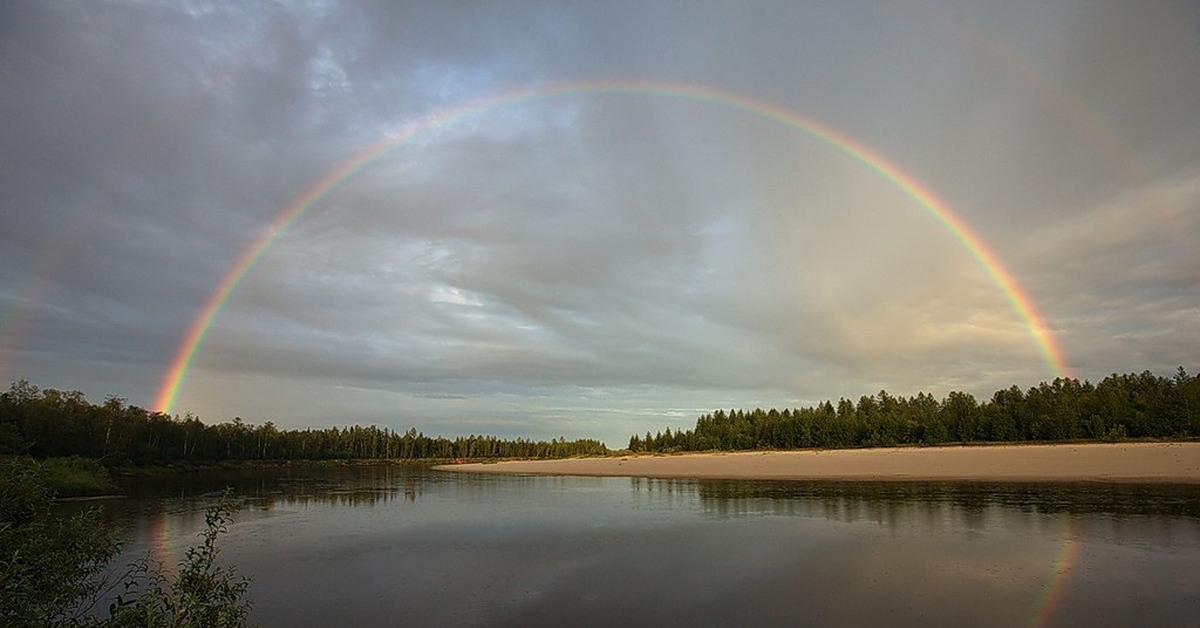 Фото конца радуги