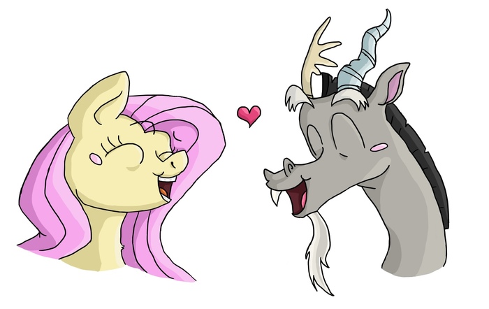 Флаттершай и Дискорд