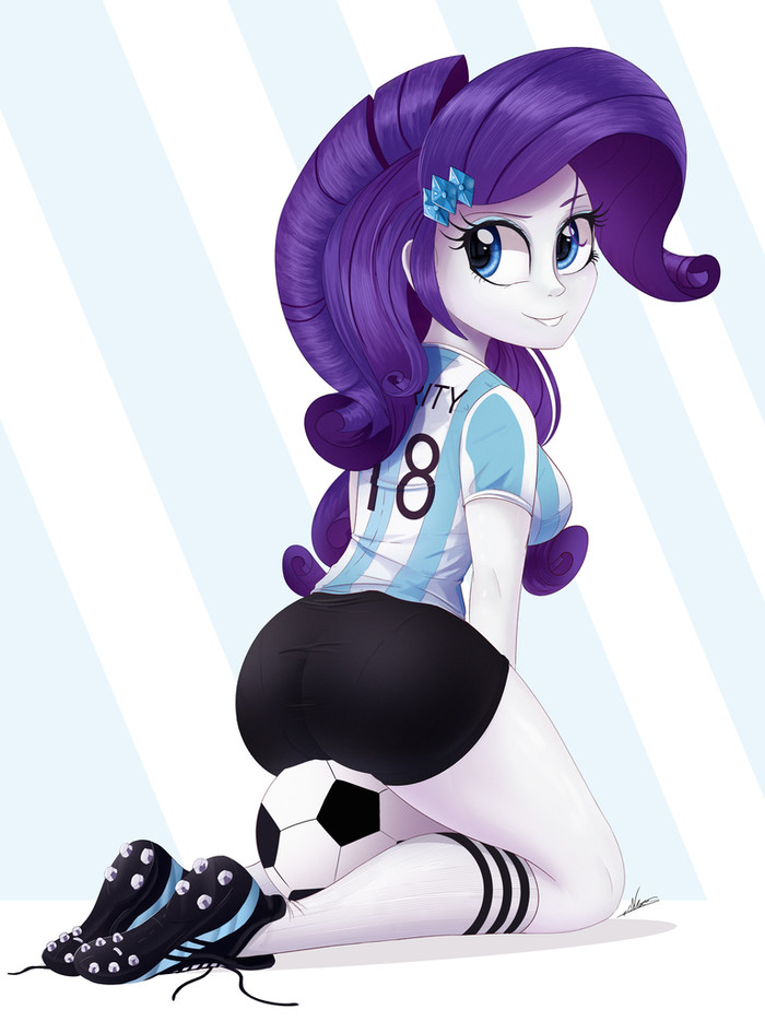 Time To Play Football My Little Pony, Rarity, Equestria Girls, MLP Edge