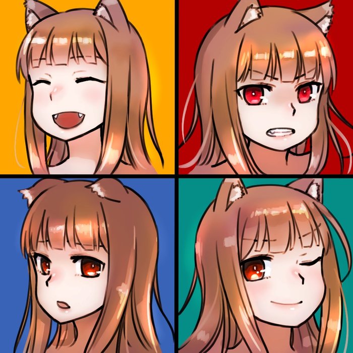 Horo / Holo - Anime art, Anime, Spice and Wolf, Horo holo, Holo, 