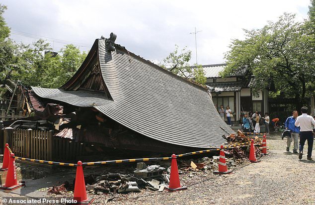 Aftermath of Typhoon Cimaron passing through Japan - Japan, Typhoon, Wind generator, Landslide, Element, Longpost