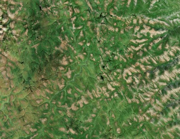 Yakutia from space - Yakutia, Space, Longpost