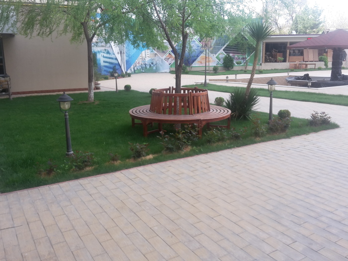 Bench for introverts - My, Tashkent, Benches