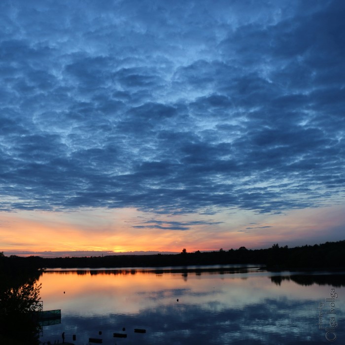 And this is how the suburbs - My, The photo, Sunset, Summer, Dolgoprudny, Reservoir