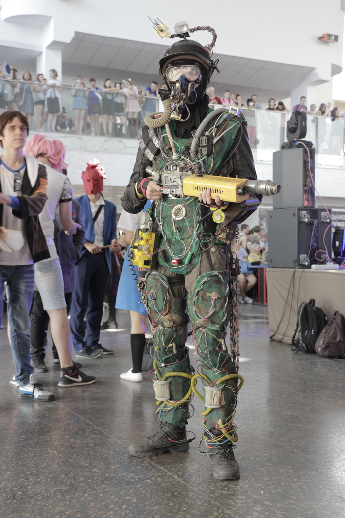 Trash Cosplay - My, Fallout, Cosplay, Apocalypse, Cyberpunk, Radio electronics, Longpost