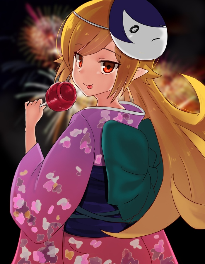 Шинобу и кимоно