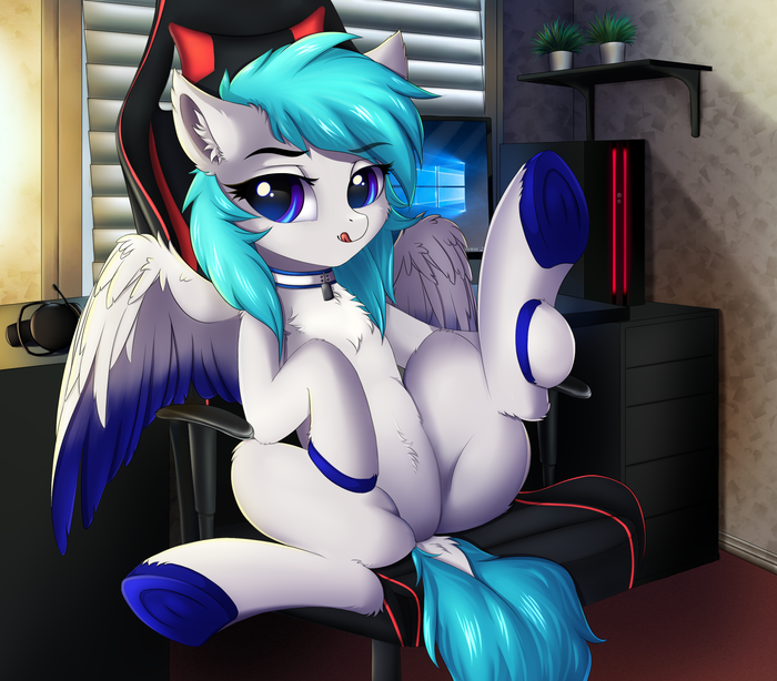 I Warmed Up Chair For You My Little Pony, Original Character, Ponyart, MLP Edge