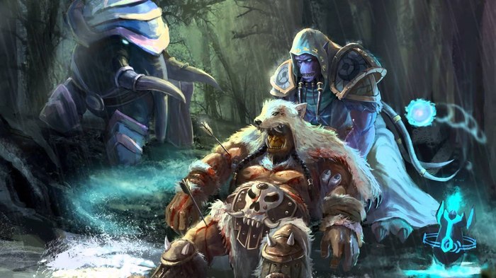 Durotan and Akama byJim Murray.