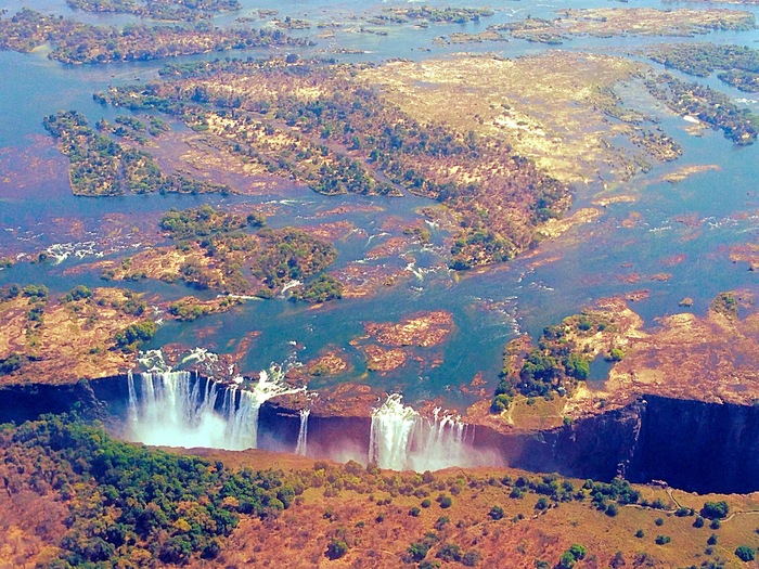 Victoria Falls - Waterfall, Nature, Helicopter, Zambezi, Zambia, Zimbabwe, Victoria Falls, My