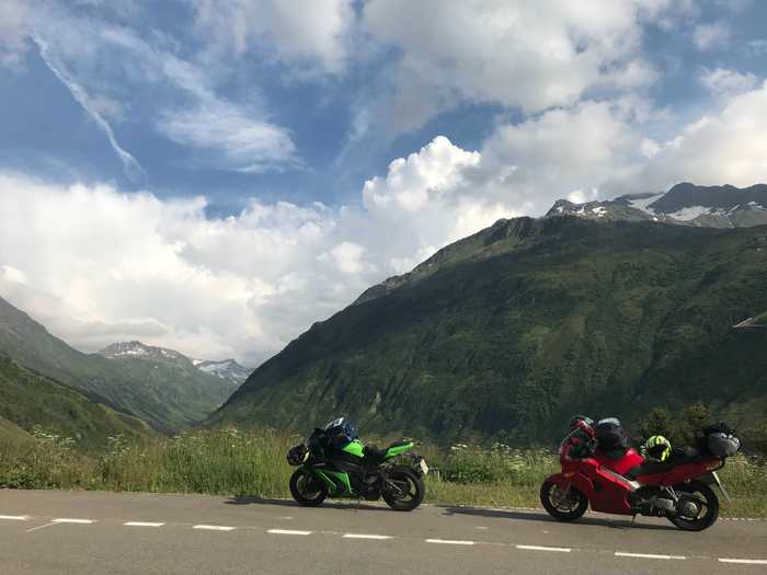 Supersport tourist. Part 3 - Austria - Switzerland - My, Motorcycle travel, Austria, Switzerland, , Bikepost, Longpost, Sport-Tourist