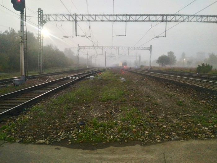 It's foggy near Moscow today - My, Fog, Morning