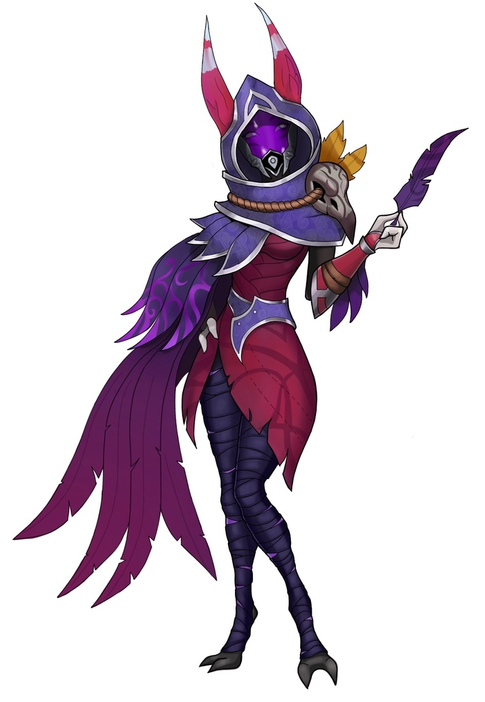 Xayah - Spacemaxmarine, League of legends, Xayah, Tali zorah, Mass effect, Crossover, Art, Games