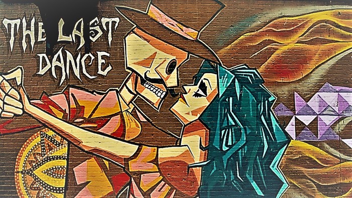 Last dance - My, Skeleton, Skeleton, Berlin, Graffiti