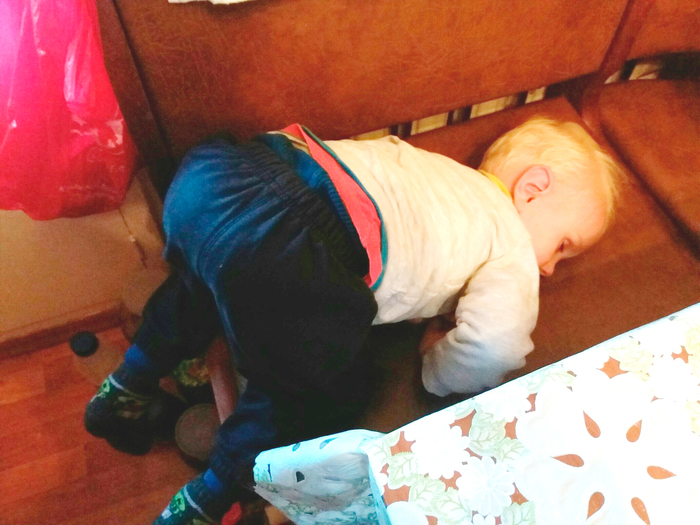 After giving. - My, The photo, Fell asleep, Dacha, Children, Falling asleep